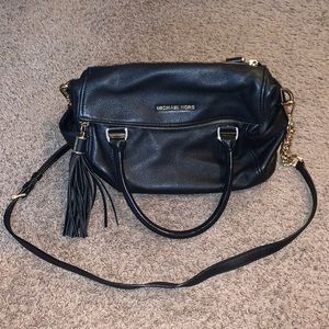 Michael Kors black crossbody/satchel purse.